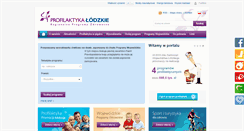 Desktop Screenshot of profilaktyka.lodzkie.pl