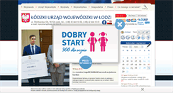 Desktop Screenshot of lodzkie.eu