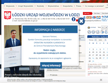 Tablet Screenshot of lodzkie.eu