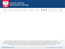 Tablet Screenshot of dziennik.lodzkie.eu